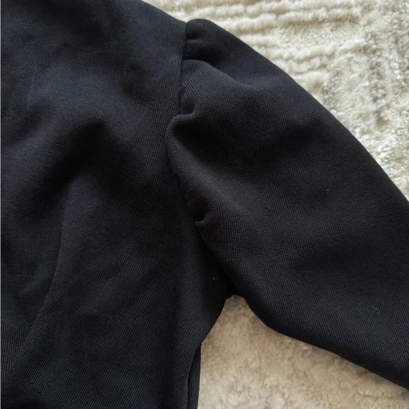 ZARA Black Bodycon Midi Dress - Picture 3 of 5